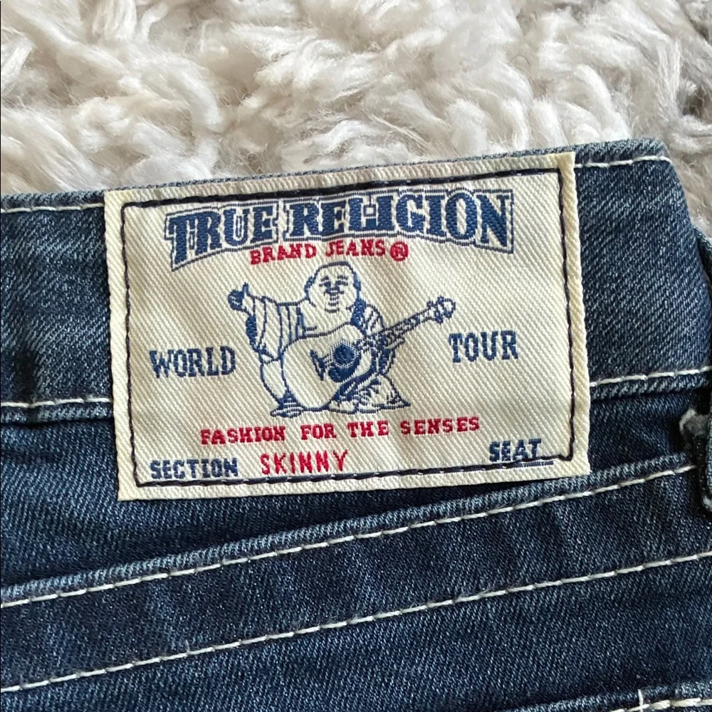 True Religion Dark Blue Skinny Jeans - Picture 5 of 12